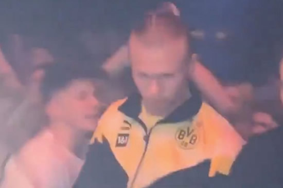 Man City new-boy Erling Haaland spotted dancing in nightclub in full Dortmund tracksuit