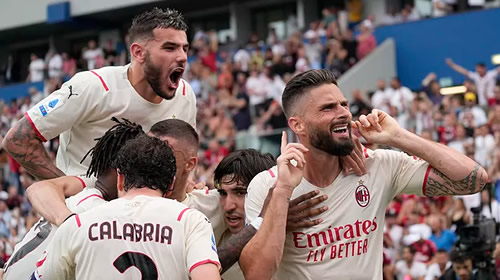 AC Milan coast past Sassuolo to win first Scudetto in 11 years