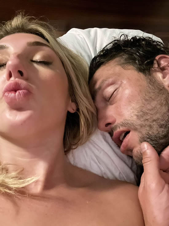 3 IN A BED Inside Andy Carroll’s night with TWO blondes before passing out topless between them after Billi Mucklow jetted home