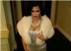 Silver lady ... Kim Kardashian in twenties outfit
