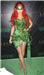 Green with envy ... Kim as Poison Ivy for a Halloween bash last year