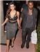 That was close! Kim and Kanye head home from a romantic dinner in Miami's South Beach... narrowly avoiding Reggie Bush who was eating nearby