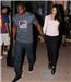 Near miss: Dining across the street was Miami Dolphins star Reggie Bush and his pregnant girlfriend Lilit Avagyan