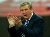 Job done: Hodgson applauded his men after claiming a 3-0 win