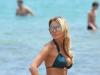 WOW: The Scousewife looked scorching on the shore