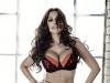 SCARLET LADY: Kelly Brook sizzles in red