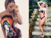 SHOCKER: Miss Bum Bum winner posts naked picture of herself painted with the Virgin Mary