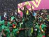 Senegal lifted the Africa Cup of Nations for the first time in their history Credit: AFP