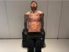 Beckham shows off his body after a kick-about with Inter Miami stars after their first game of the MLS season was cancelled
