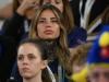 Zoe Cristofoli in the stands at the World Cup Credit: AFP