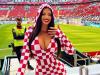 Ivana's patriotic dress attempted to rally Croatia's players to a win against Morocco Credit: instagram