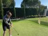 Bale even installed a golf course at the swanky pad