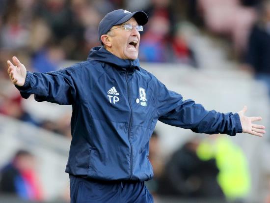 Pulis happy with win but criticises Boro profligacy in front of goal