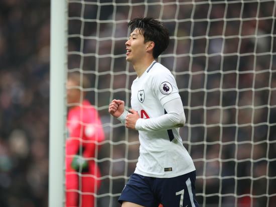 Two goals for Son as Spurs ease past Huddersfield