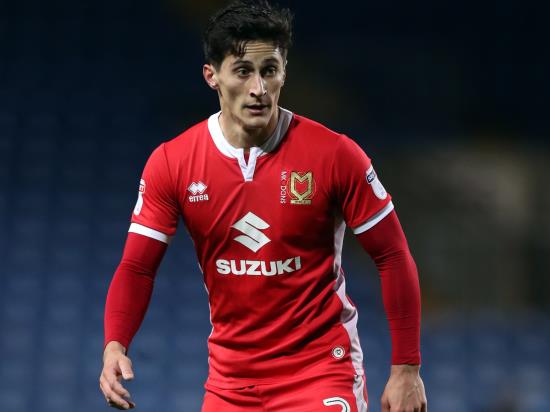 MK Dons leave it late to beat Gillingham