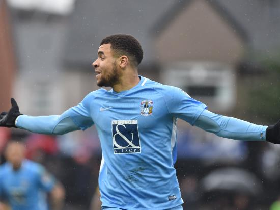 Coventry striker Max Biamou rescues a point against Newport
