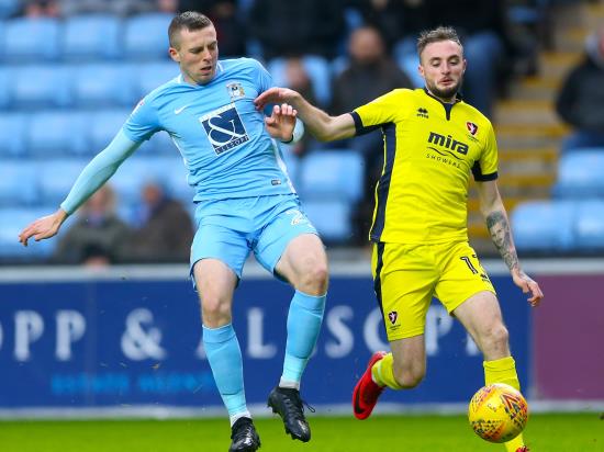 Carl Winchester set to sit out Cheltenham clash with Morecambe