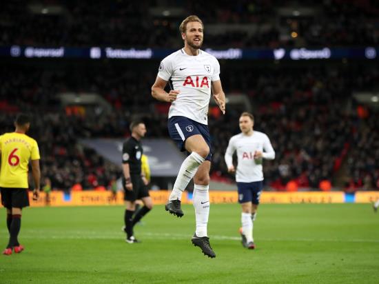 Tottenham Hotspur 2-0 Watford: Kane scores his 27th Premier League goal of season as Tottenham beat Watford