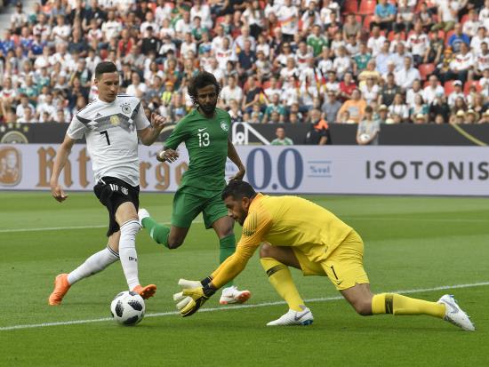 Germany 2 - 1 Saudi Arabia: Germany head to Russia after victory over Saudi Arabia
