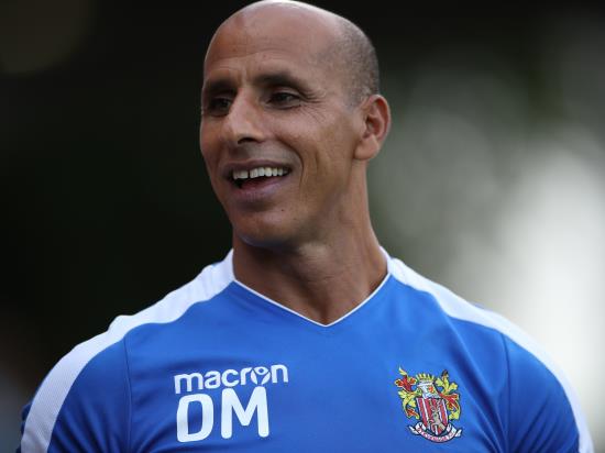Dino Maamria urges caution after Stevenage let two-goal lead slip
