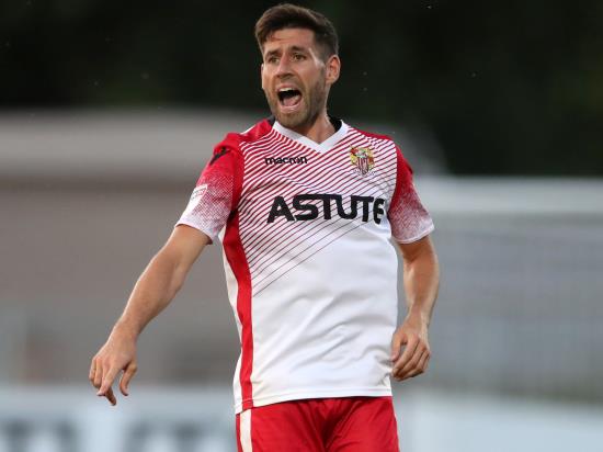 Michael Timlin gives Morecambe more problems