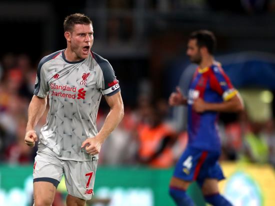 Crystal Palace 0 - 2 Liverpool: Controversial penalty sets Liverpool on their way to win at Palace