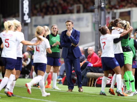 Joy for Lionesses and Phil Neville as England Women clinch World Cup place