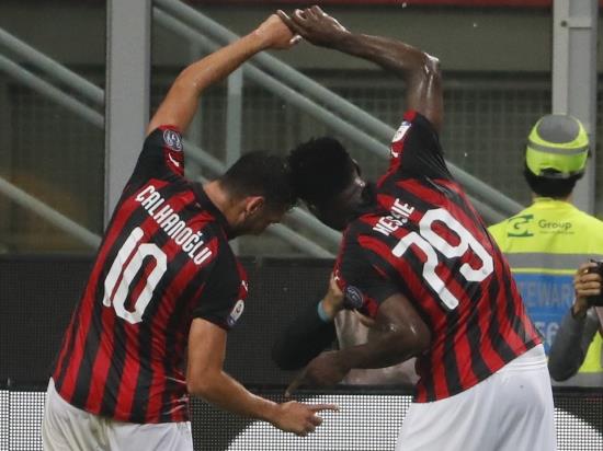 AC Milan 2 - 1 AS Roma: Patrick Cutrone strikes late blow for AC Milan