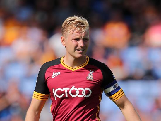 Bradford boss Hopkin set to be without Wright and Mellor for Charlton clash