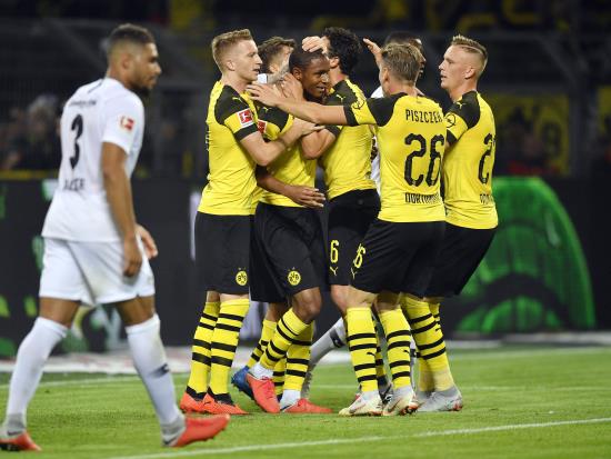 Borussia Dortmund 3 - 1 Eintracht Frankfurt: Paco Alcacer scores on his debut as Dortmund beat Eintracht Frankfurt to go top