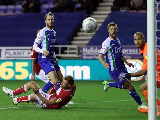 Powell header sinks Robins and sends Wigan up to third