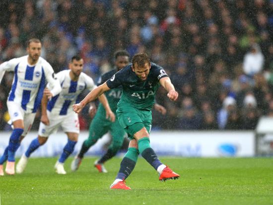 Brighton & Hove Albion 1 - 2 Tottenham Hotspur: Kane ends goal drought to help Tottenham get back to winning ways