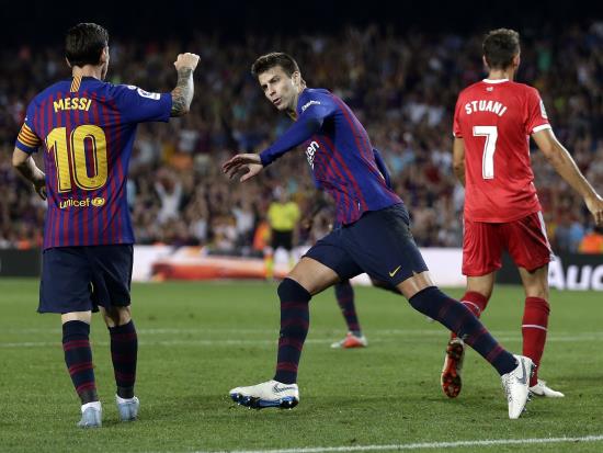 Barcelona 2 - 2 Girona: Pique saves Barca’s blushes as Girona threaten derby upset
