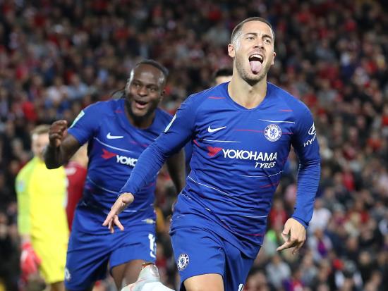 Liverpool 1 - 2 Chelsea: Hazard goal takes Chelsea through at Liverpool’s expense