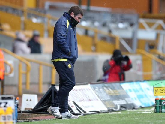 Clough bemoans missed chances after Burton held to draw