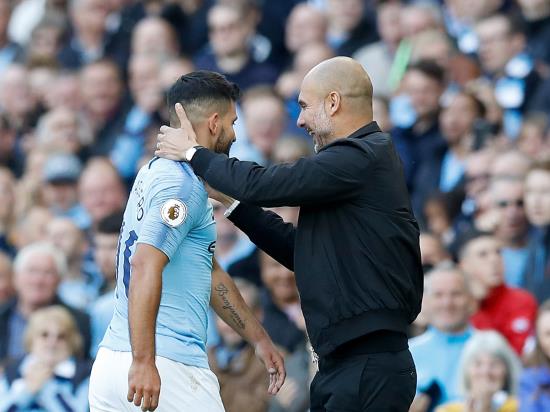 Pep: Aguero is hampered by foot problem but ‘fantastic humans’ win again