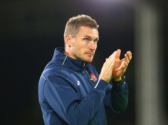 Matt Taylor hoping sickness bug disappears before Exeter face Forest Green