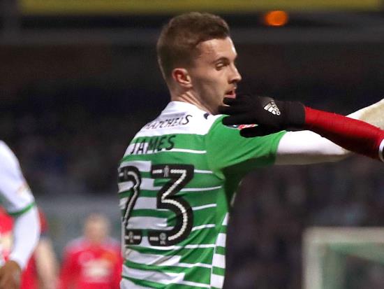 Tom James snatches last-gasp victory for Yeovil