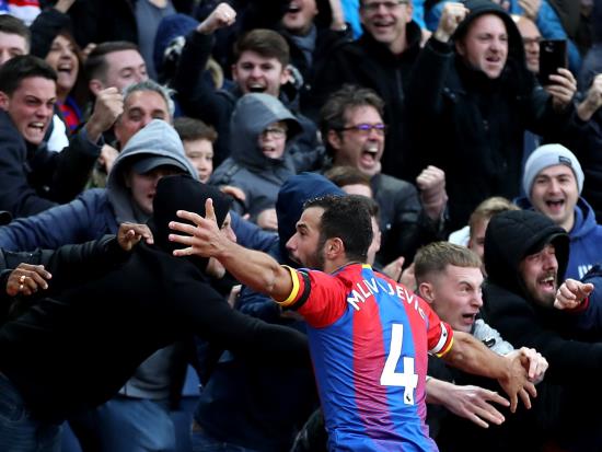 Crystal Palace 2 - 2 Arsenal: Zero to hero for Palace penalty-taker Milivojevic as Eagles hold Arsenal to draw