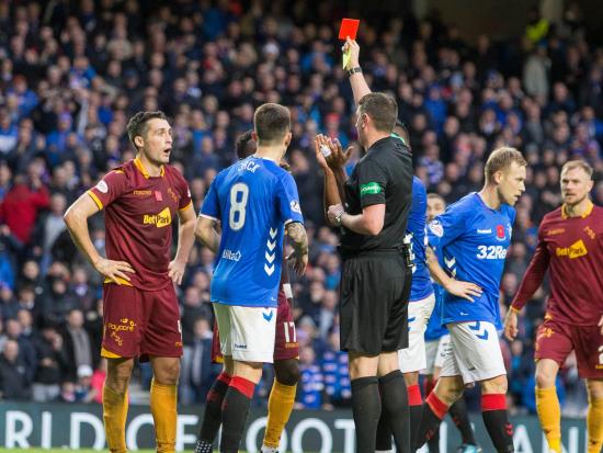 Eros Grezda and Scott Arfield at the double as Rangers thump 10-man Motherwell