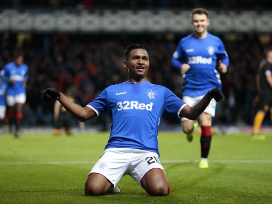Alfredo Morelos makes big impact from the bench as Rangers go second