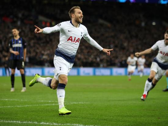 Super sub Christian Eriksen keeps Tottenham alive in the Champions League