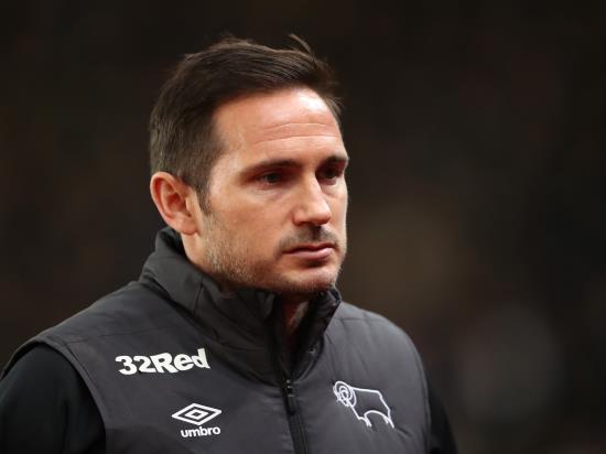 Frank Lampard frustrated as Derby slip out of play-off places