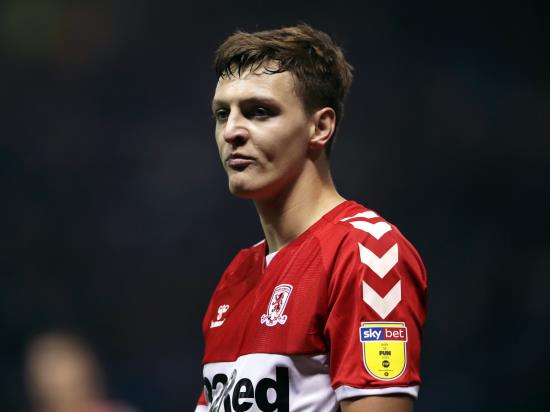 Injured Dael Fry misses out for Middlesbrough