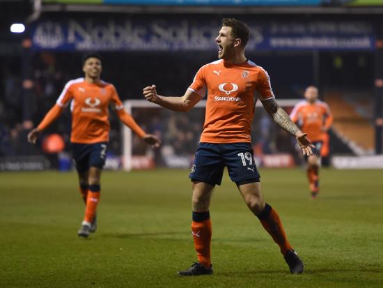 Collins scores Luton’s winner at Coventry