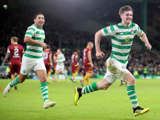 Celtic climb back to table summit after comfortable win over Motherwell
