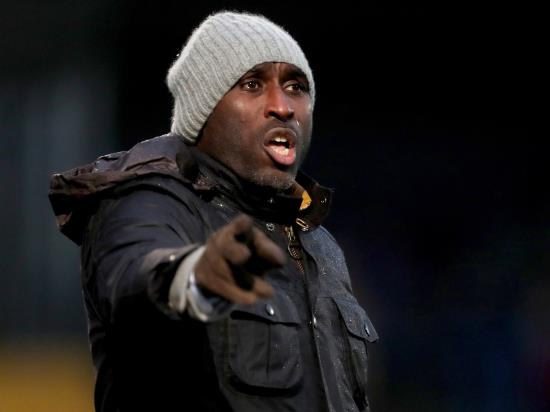 Sol Campbell encouraged by Macclesfield improvement