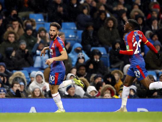 Manchester City slump to shock home defeat against Crystal Palace