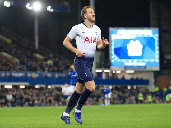 Kane at the double as Tottenham hit sorry Everton for six