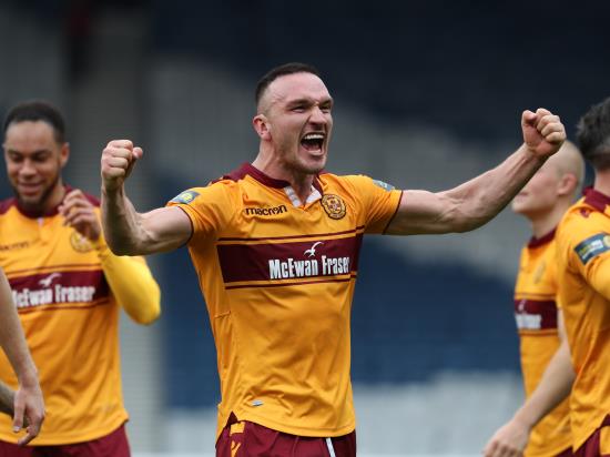 Aldred at the double to give Motherwell derby victory